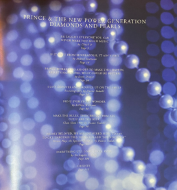 Diamonds and Pearls Super Deluxe Hardcover Book Table of Contents